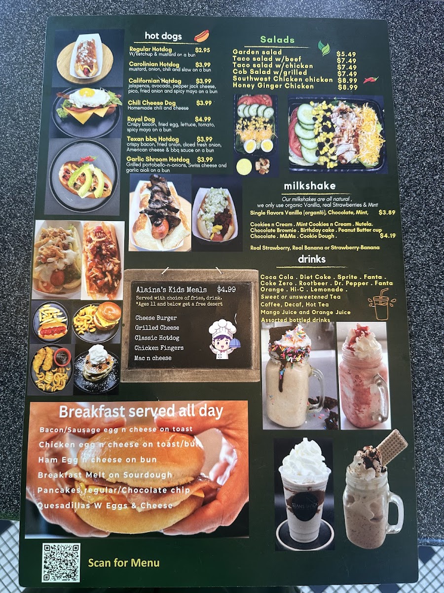 Sean's Shack Menu - Image 4